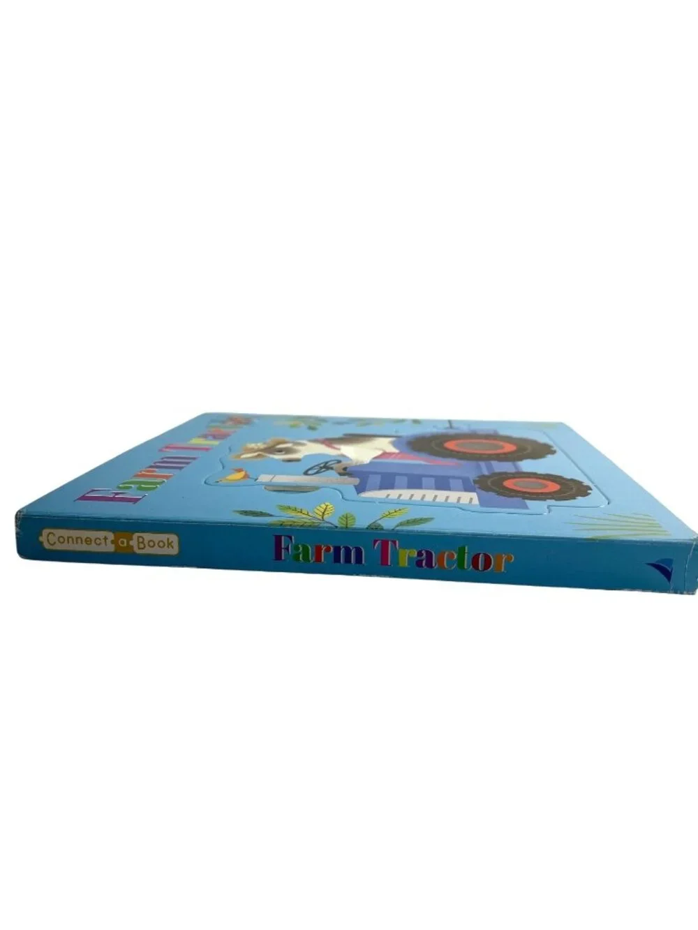 Children Board Book Farm Tractor Puzzle Blue Multi Ages 3 Up